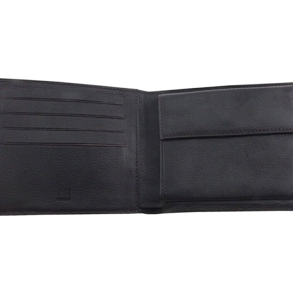 DUNHILL Bi -fold Wallet D8 PVC x Leather Authentic USED - Picture 4 of 11